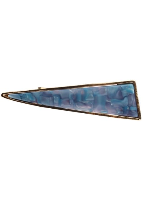 Chimera Cellulose Acetate Simple and fashionable hollow triangle spring clip Hair Barrette 3