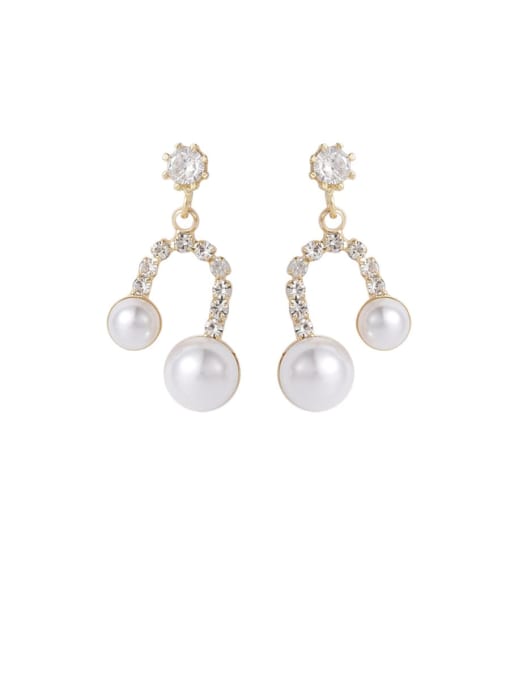 Main plan section Alloy With Gold Plated Fashion Irregular Drop Earrings