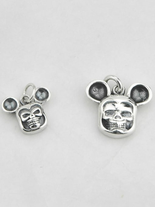 small Vintage Sterling Silver With Vintage Mickey Mouse Pendant Diy Accessories