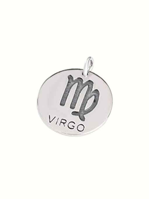Virgo (without chain) 925 Sterling Silver Constellation Vintage Necklace