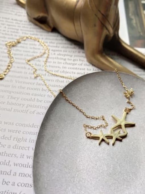 Boomer Cat 925 Sterling Silver starfish Necklace