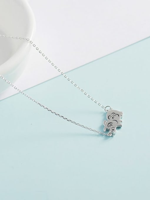 XBOX 925 Sterling Silver Cute Pig  Pendant Necklace 1