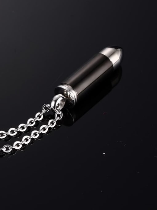CONG Titanium Steel Enamel Irregular Minimalist Necklace 2