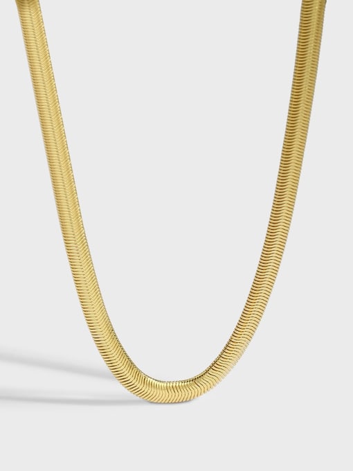 CHARME Brass Snake Vintage Snake bone chain Necklace 3