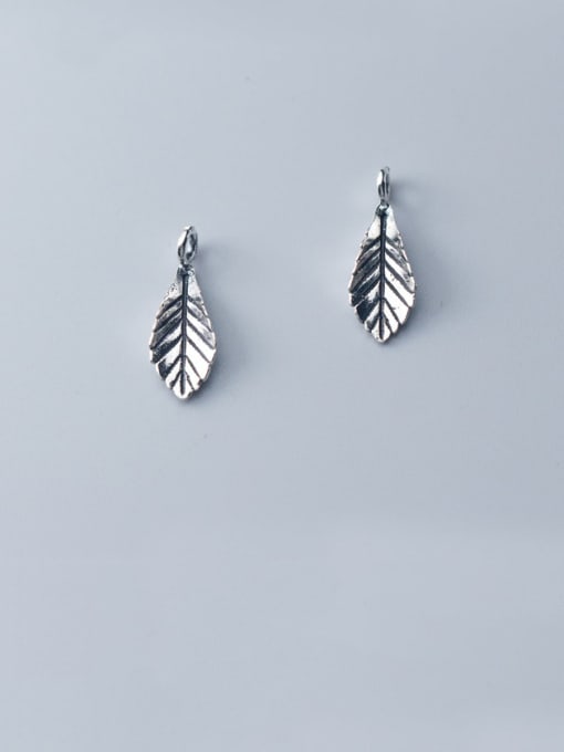FAN 925 Sterling Silver With Vintage Leaf Pendant Diy Accessories 0