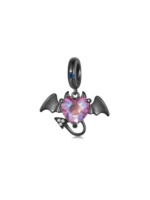 Jare 925 Sterling Silver Cubic Zirconia Cute Heart  Pendant 0