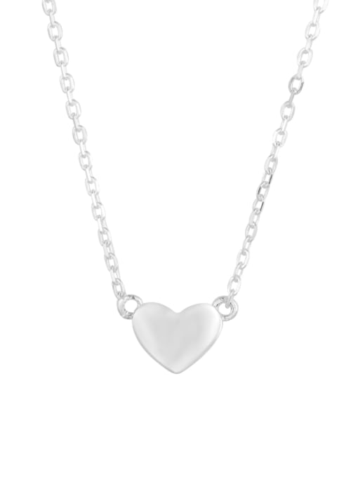 XBOX 925 Sterling Silver Heart Minimalist Necklace 0