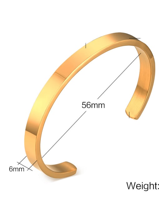 LI MUMU Titanium Geometric Minimalist Bracelet 1
