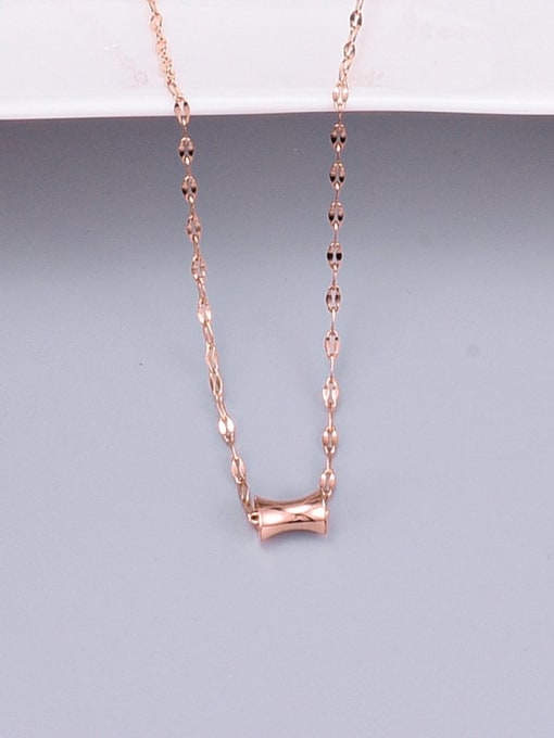 A TEEM Titanium   Water Wave Chain Cone Necklace 4