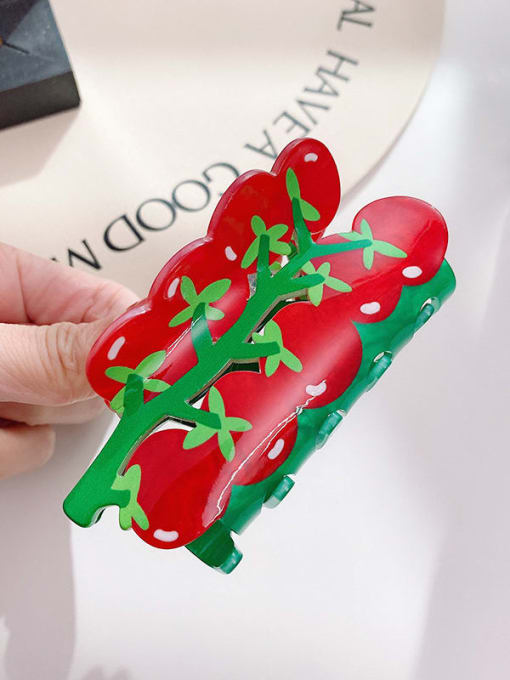 Tomatoes 9.3cm Acrylic Trend Geometric Alloy Multi Color Jaw Hair Claw