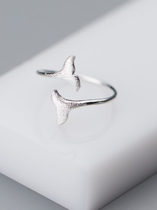 Rosh 925 Sterling Silver Wing Minimalist Band Ring 1