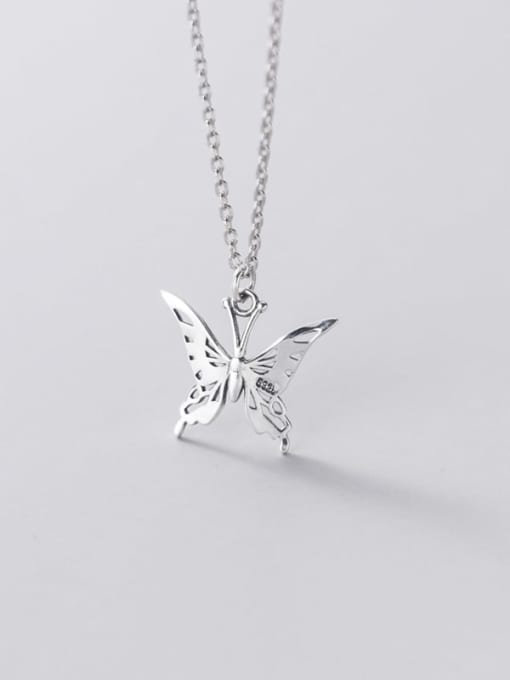 Rosh 925 Sterling Silver Butterfly Cute Necklace 3