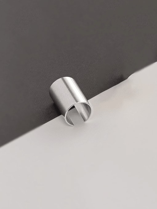 BeiFei Minimalism Silver 925 Sterling Silver Geometric Minimalist Single Earring 3
