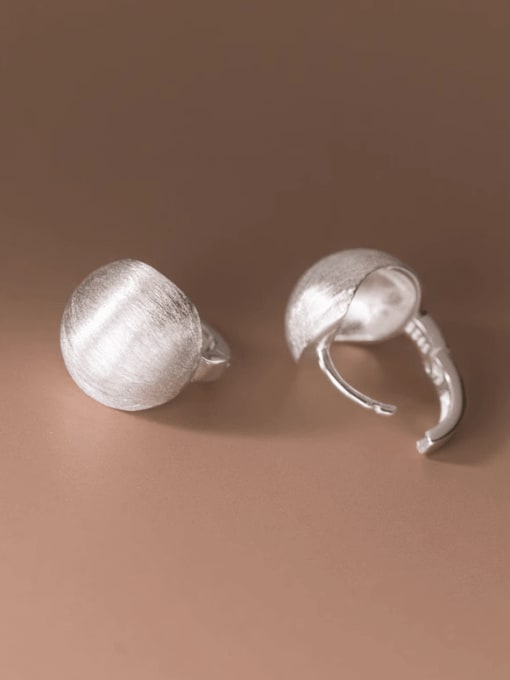S925 silver pair 925 Sterling Silver Geometric Minimalist Stud Earring