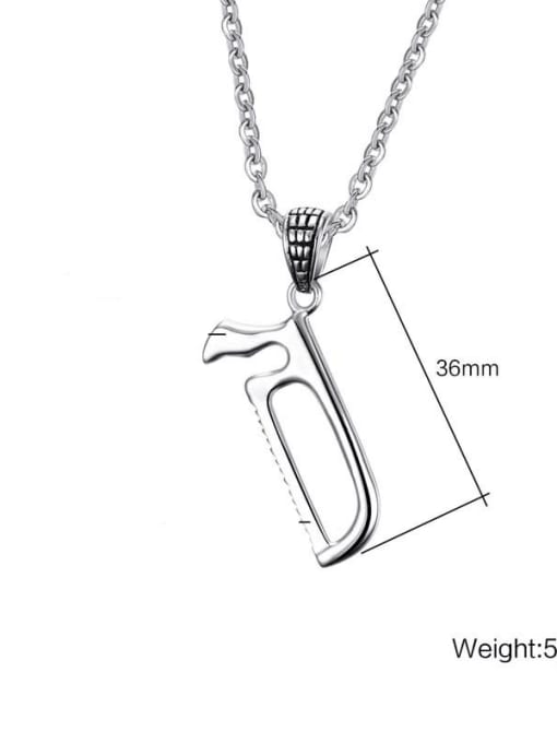 CONG Stainless steel Irregular Minimalist Necklace 1