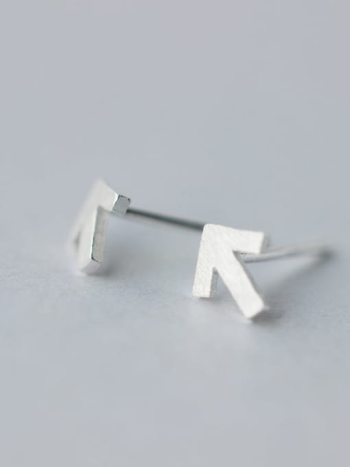 Rosh 925 Sterling Silver Triangle Minimalist Stud Earring 3