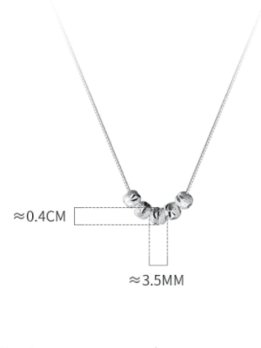 Rosh 925 Sterling Silver Round Minimalist Necklace 4