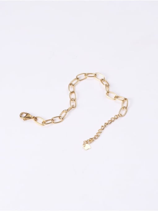 GROSE Titanium With Imitation Gold Plated Simplistic Chain Necklaces 2
