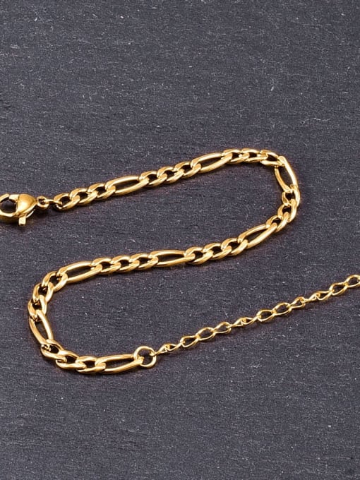 A TEEM Titanium Minimalist hollow chain Link Bracelet 4