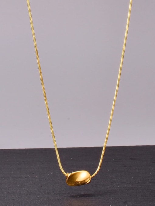 A TEEM Titanium Minimalist Irregular pendant  Necklace 1