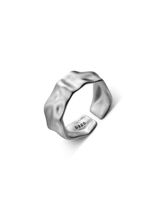 Rosh 925 Sterling Silver Geometric Vintage Band Ring 3