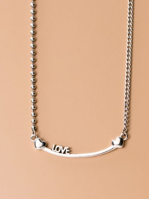 Rosh 925 Sterling Silver Heart Dainty Necklace 0