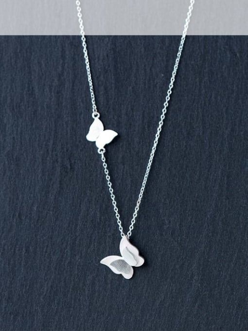 Rosh 925 Sterling Silver Butterfly Minimalist Necklace 0