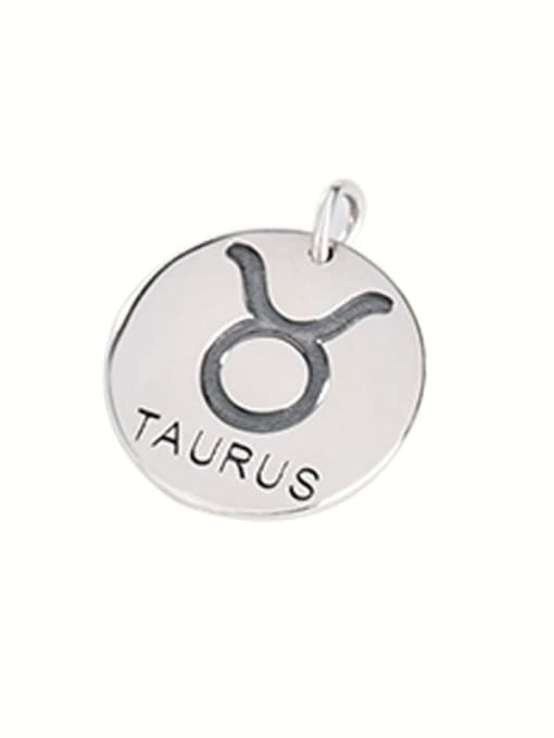 Taurus (without chain) 925 Sterling Silver Constellation Vintage Necklace