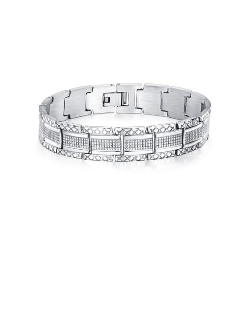 1044- Bracelet Titanium Geometric Minimalist Bracelets