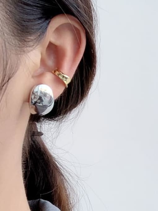 JENNY 925 Sterling Silver Geometric Minimalist Stud Earring 1