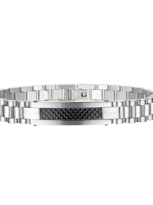 1121 Steel Bracelet Titanium Steel Geometric Vintage Men'S Bracelet