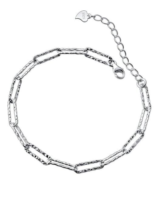 Rosh 925 Sterling Silver Geometric Minimalist Bracelet 4