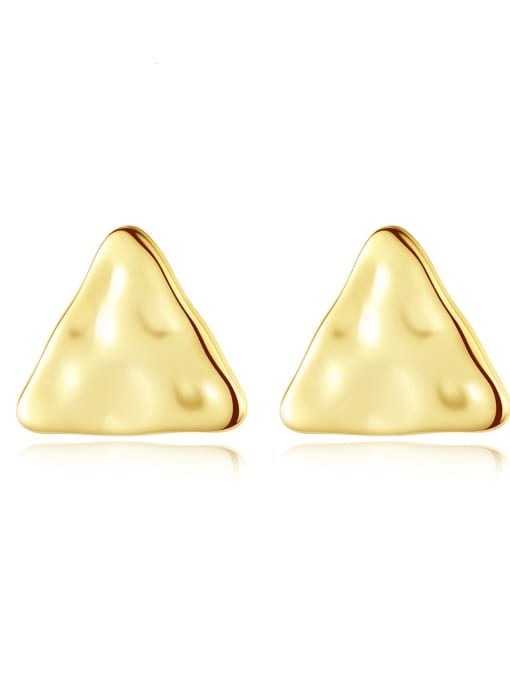 CCUI 925 Sterling Silver Triangle Minimalist Stud Earring 0