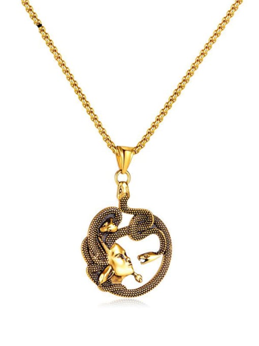 Open Sky Stainless steel Snake Vintage Necklace 0