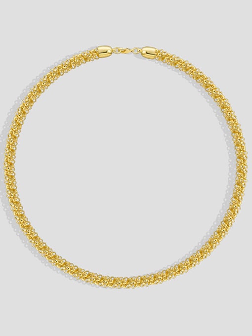 CHARME Brass Geometric Minimalist Necklace