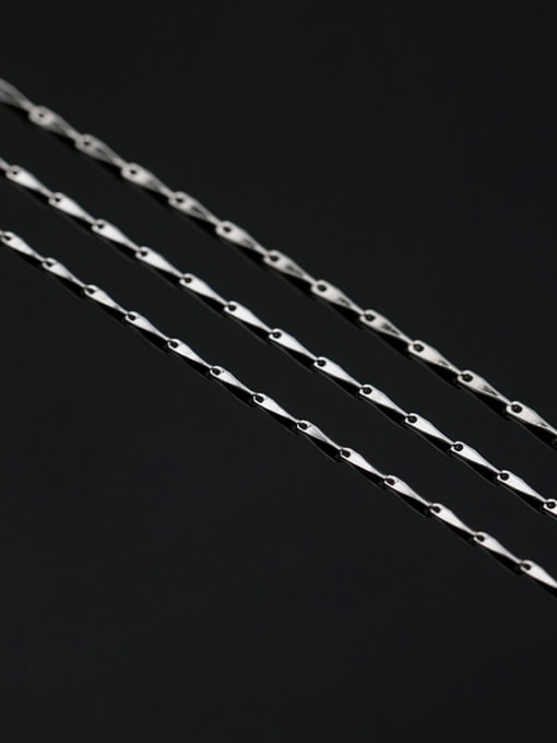 Rosh S925 silver simple chain  Necklace 0