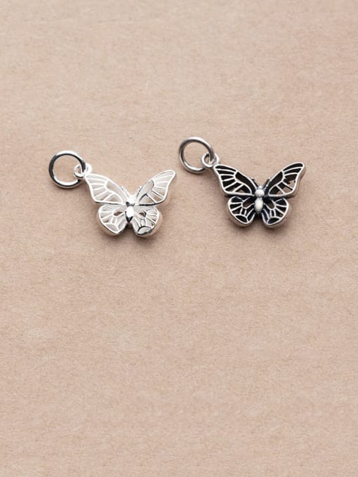 FAN 925 Sterling Silver With Vintage Butterfly Pendant Diy Accessories 1