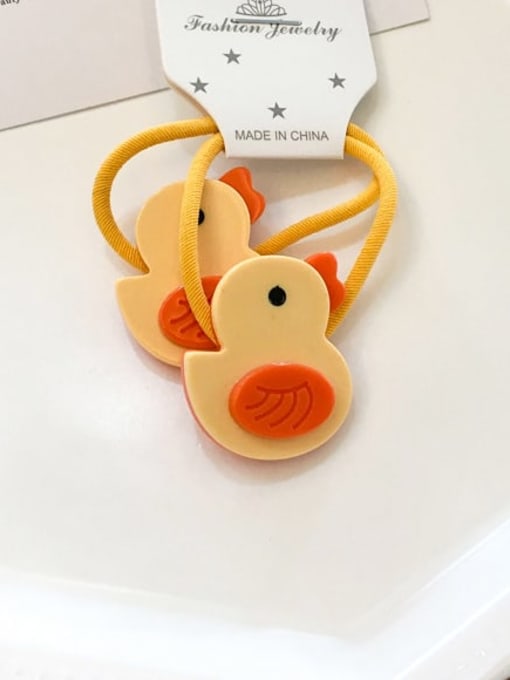 9 little yellow duck Cellulose Acetate Cute  Small animals Hair Rope