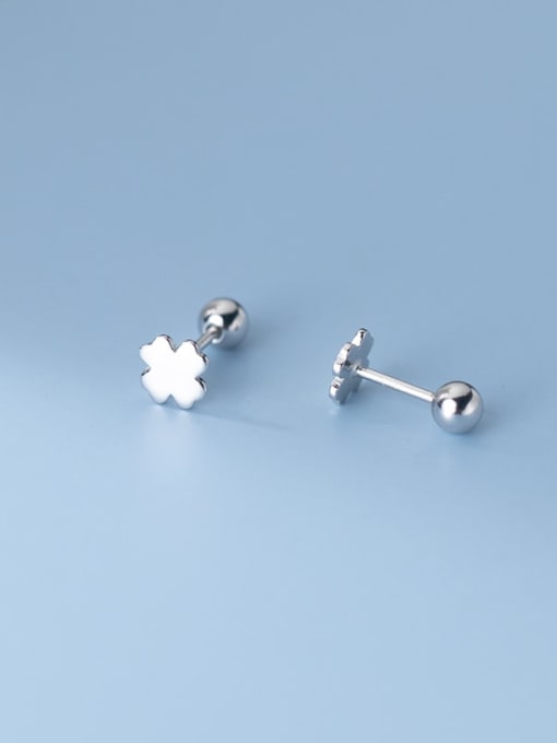 Rosh 925 Sterling Silver Cross Minimalist Stud Earring 3