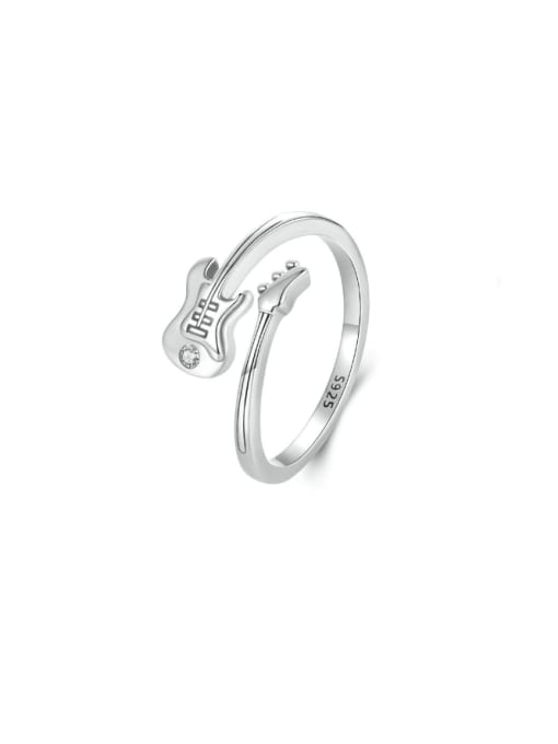 Jare 925 Sterling Silver Irregular Minimalist Band Ring
