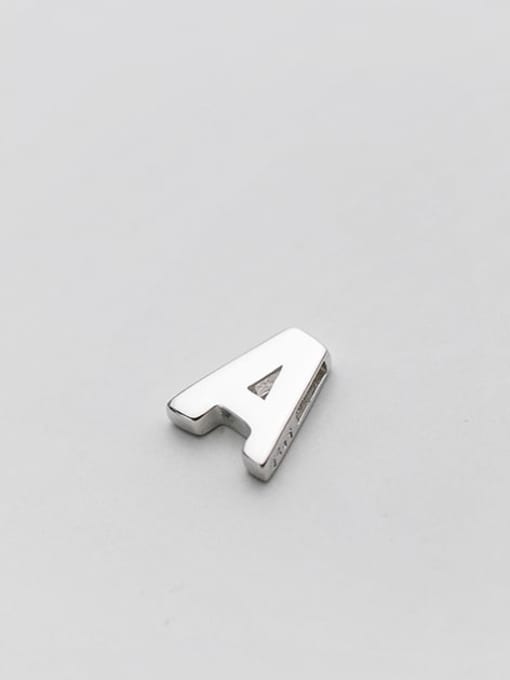 Rosh 925 Sterling Silver Minimalist Letter  Pendant 4