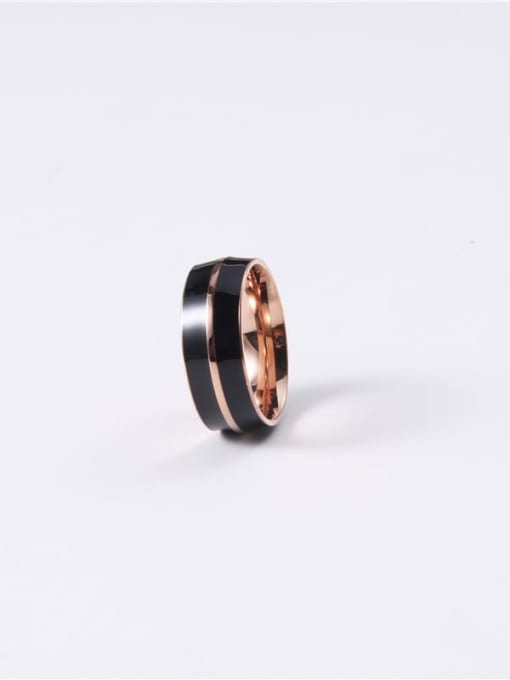 GROSE Titanium Round Minimalist Band Ring 2