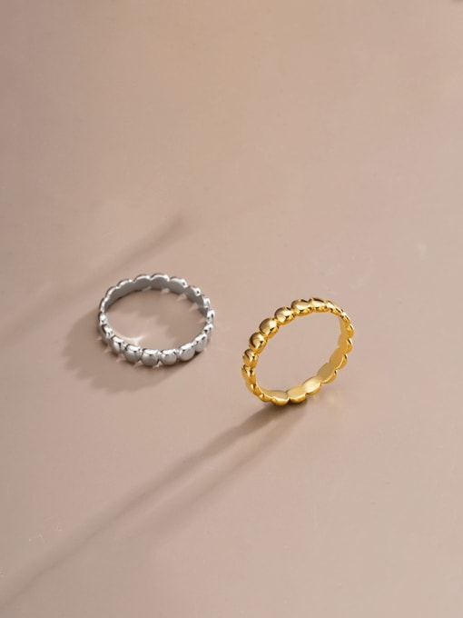 XBOX 925 Sterling Silver Geometric Minimalist Band Ring