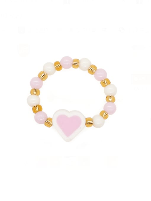 Roxi MGB beads Heart Cute Band Ring 0