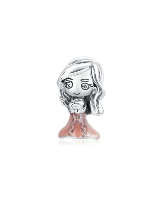 Jare 925 Sterling Silver Enamel Cute Boy  Pendant 2
