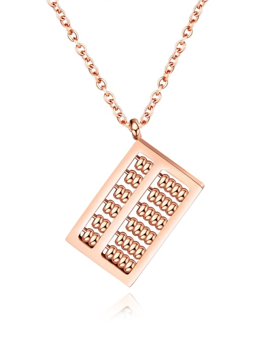 GX1538 Stainless steel Geometric Hip Hop Necklace