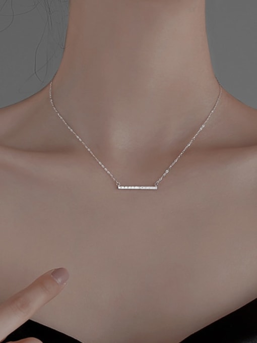 RINNTIN 925 Sterling Silver Geometric Necklace 1