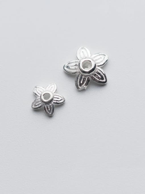 FAN 925 Sterling Silver With Vintage Bead Caps Diy Jewelry Accessories