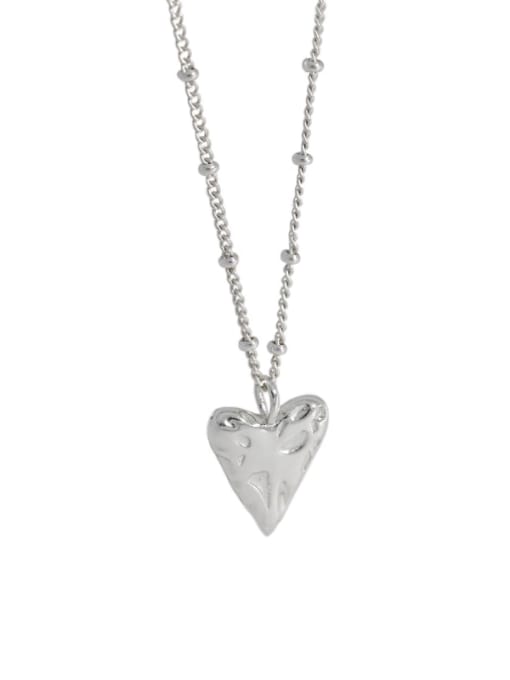 DAKA 925 Sterling Silver Heart Vintage Necklace 3