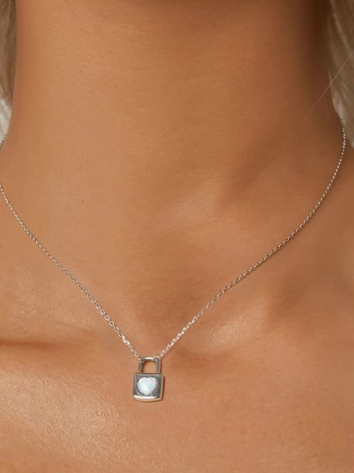Jare 925 Sterling Silver Locket Minimalist Necklace 1